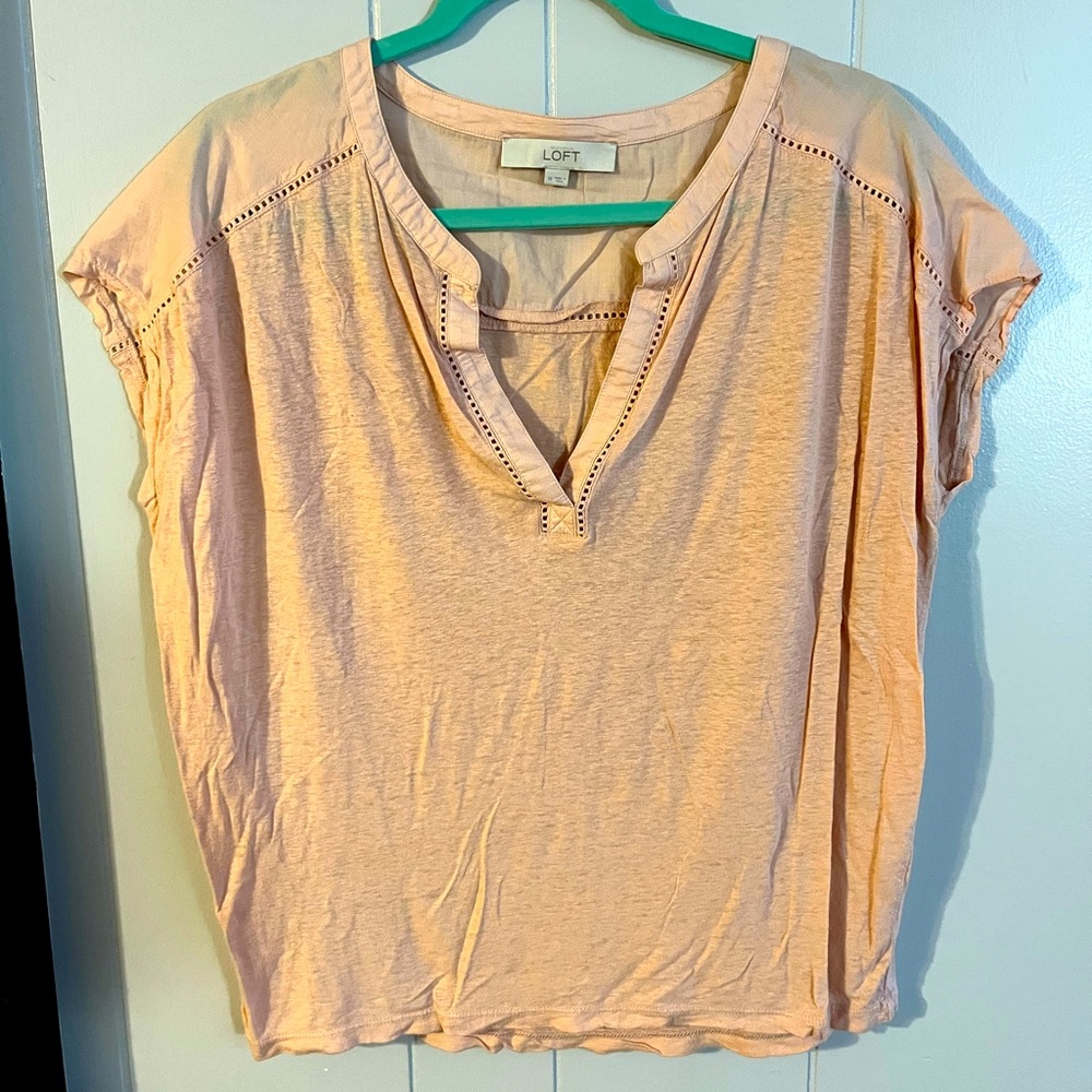 Loft Women’s Large Shirt Apricot